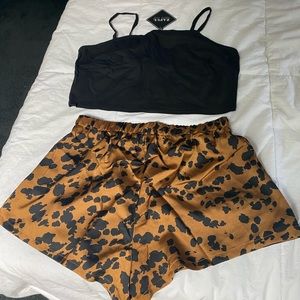 Two piece short and tank